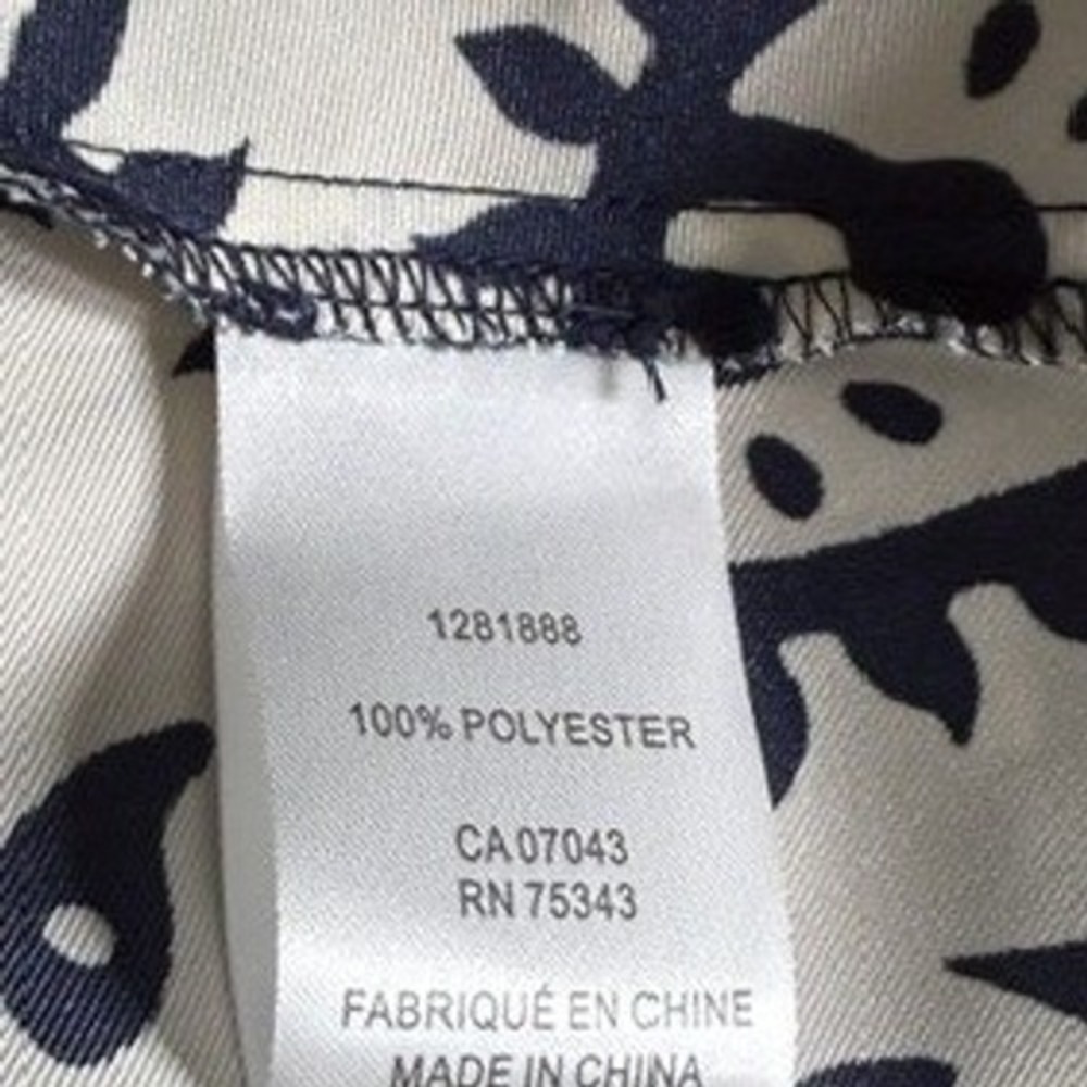 Caroline Constas Navy Cream Paisley Twist Front Tie Back Maxi Dress Large NEW - Picture 9 of 9